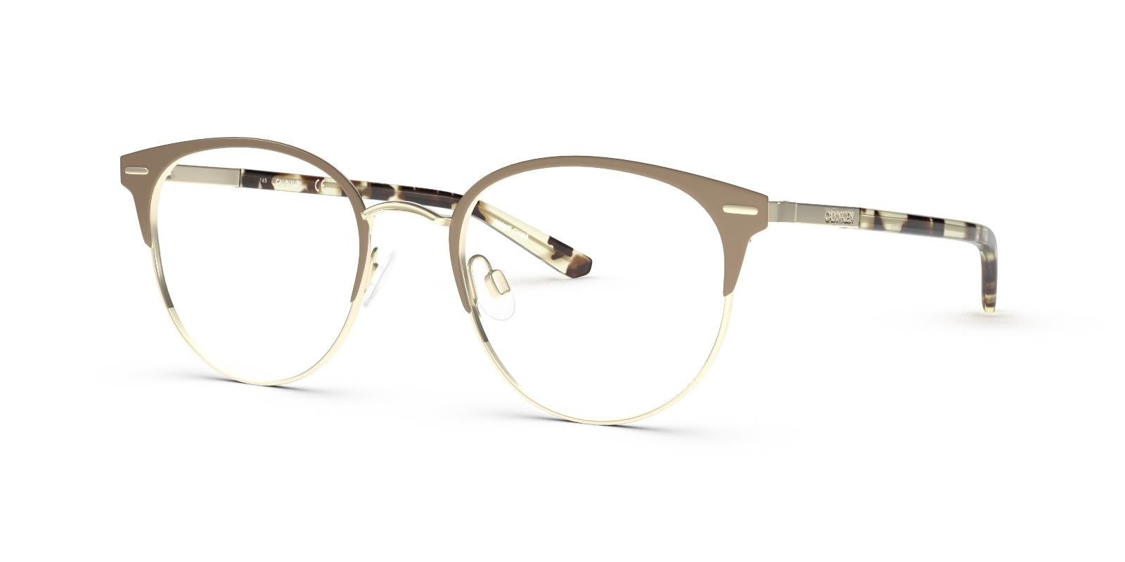 Calvin Klein CK21303 Women Eyeglasses Gold Brown Befitting