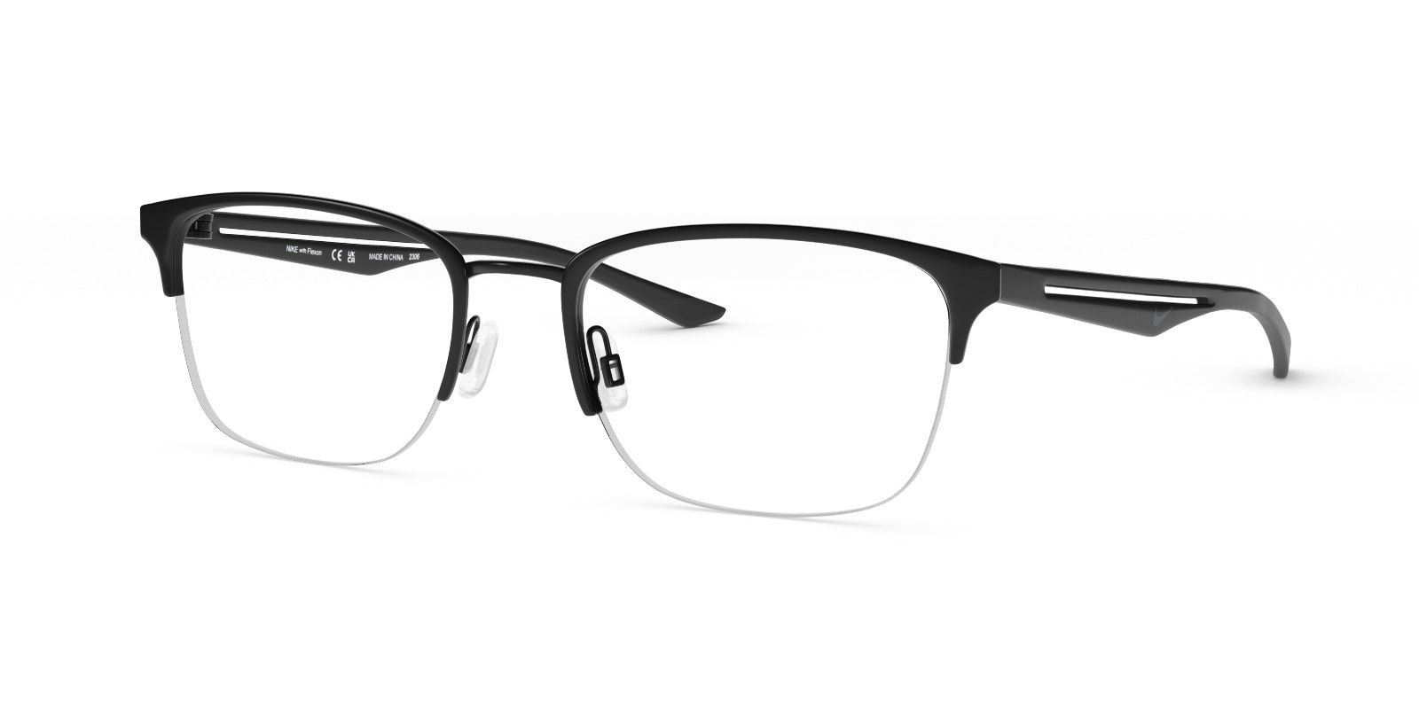 Nike NIKE 4316 Men Eyeglasses Black Befitting